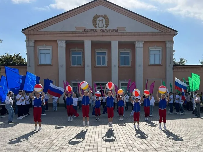 Фотография обучающихся объединения "Калейдоскоп", участники мероприятия "Адрес детства - Кубань!"