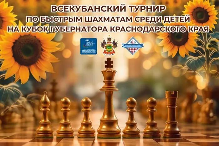 Афиша Всекубанского турнира по быстрым шахматам на Кубок Губернатора Краснодарского края