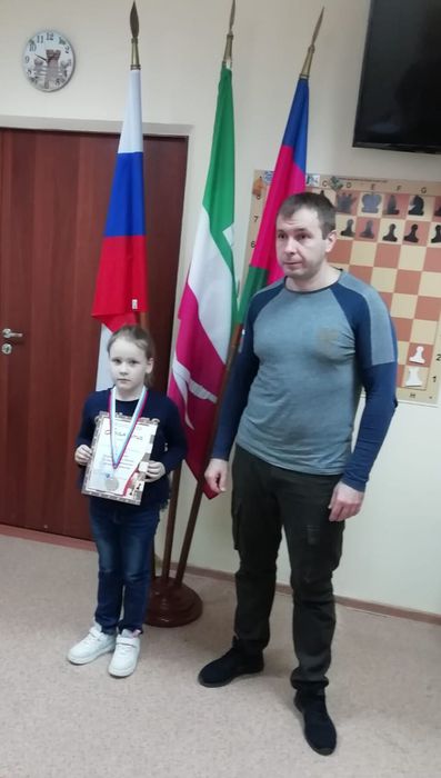 Фотография победителя Первенства Щербиновского района по быстрым шахматам